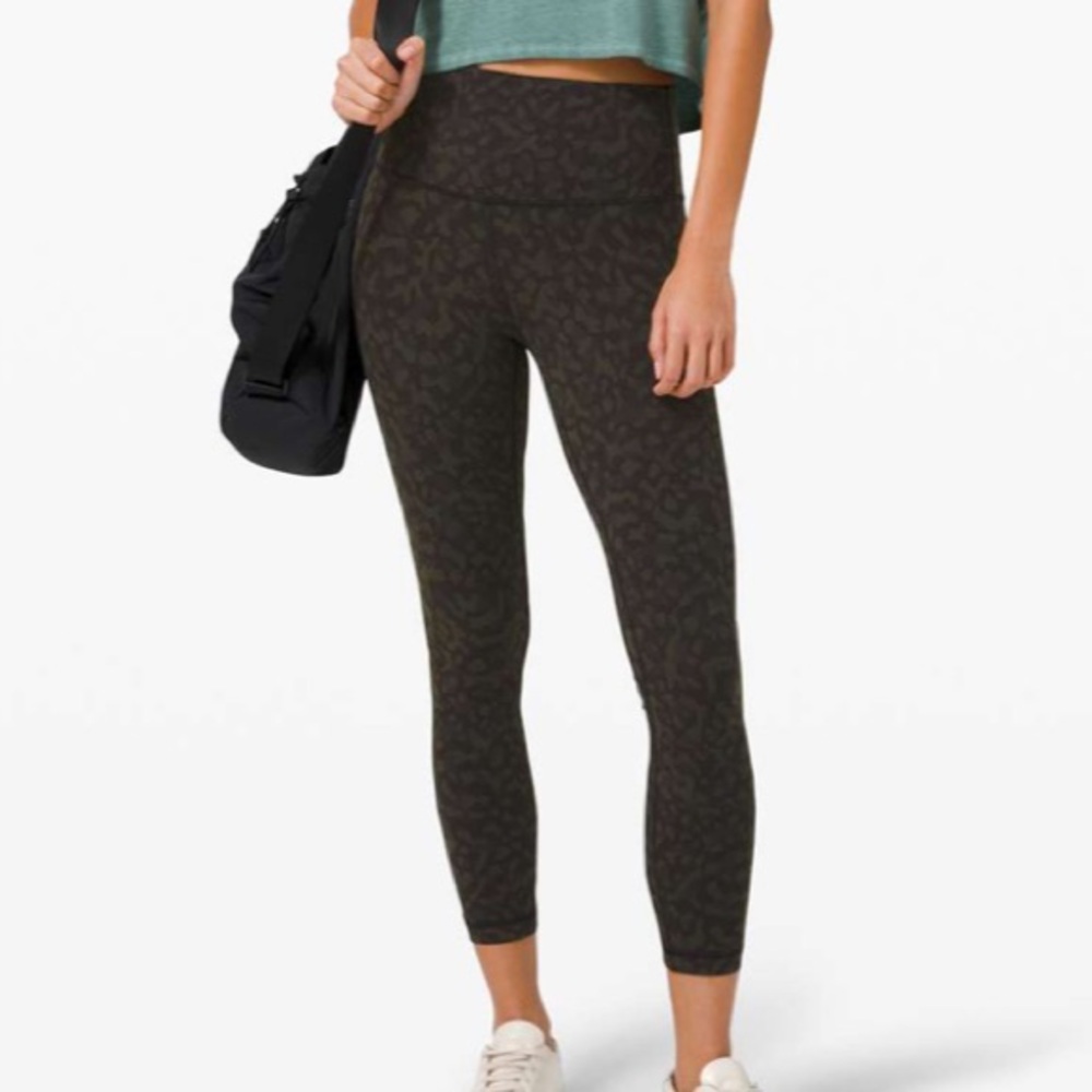 Lululemon Align Pant II 25" Formation Camo Evergreen Multi